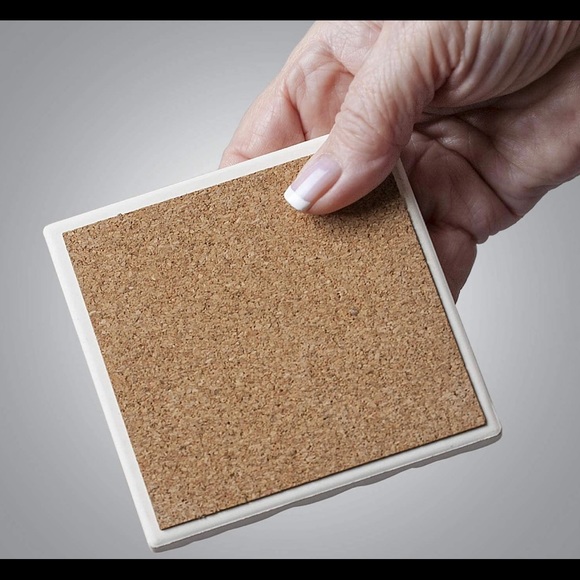 FARM TO TABLE STONEWARE COASTER SET - Picture 8 of 14